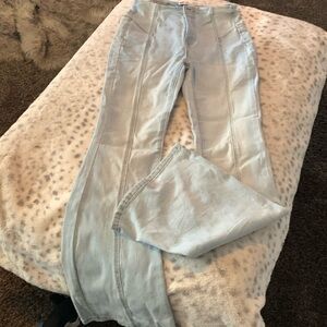 Light wash jeans